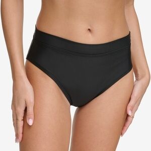 Dkny Women's High Waist Bikini Bottoms - Black